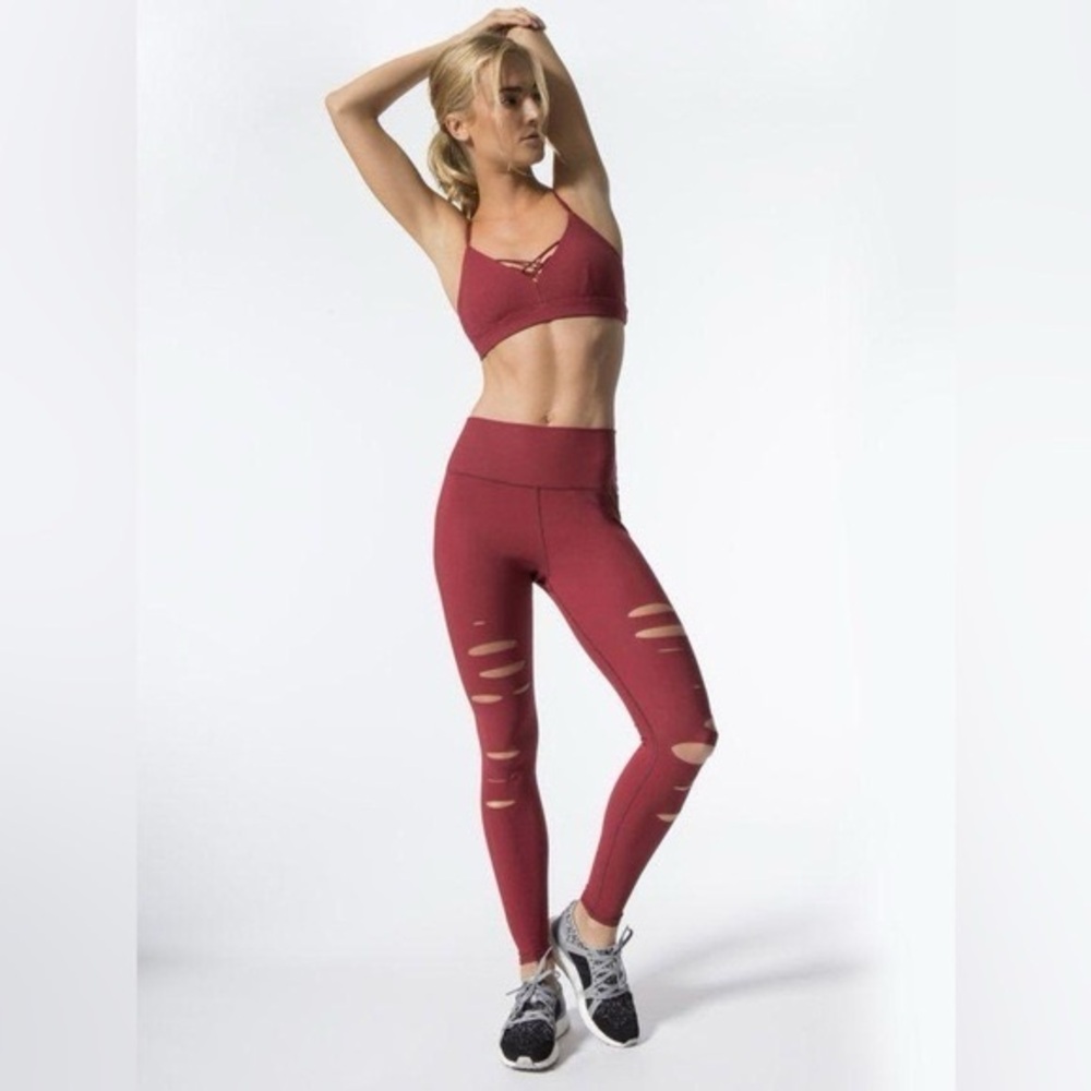 Alo High Waist Ripped Warrior Legging